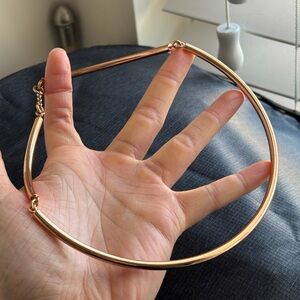 Rose gold J.Crew choker necklace